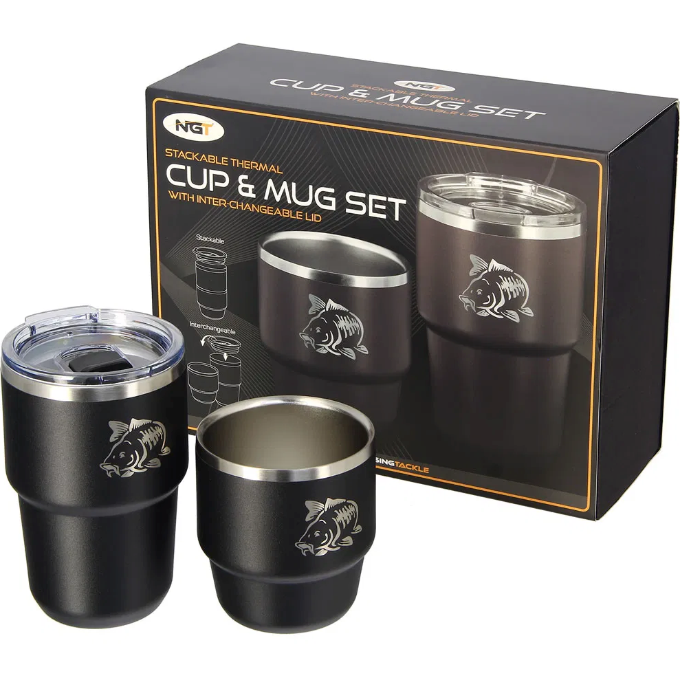 NGT Twin Stackable Mug Set
