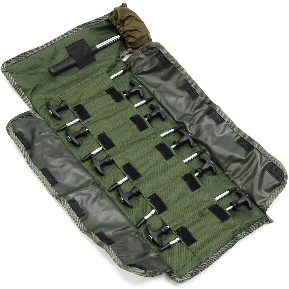 NGT Bivvy Pegs, Mallet & Case Set