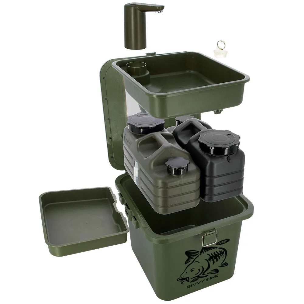 NGT Bivvy Sink + Tap Combo