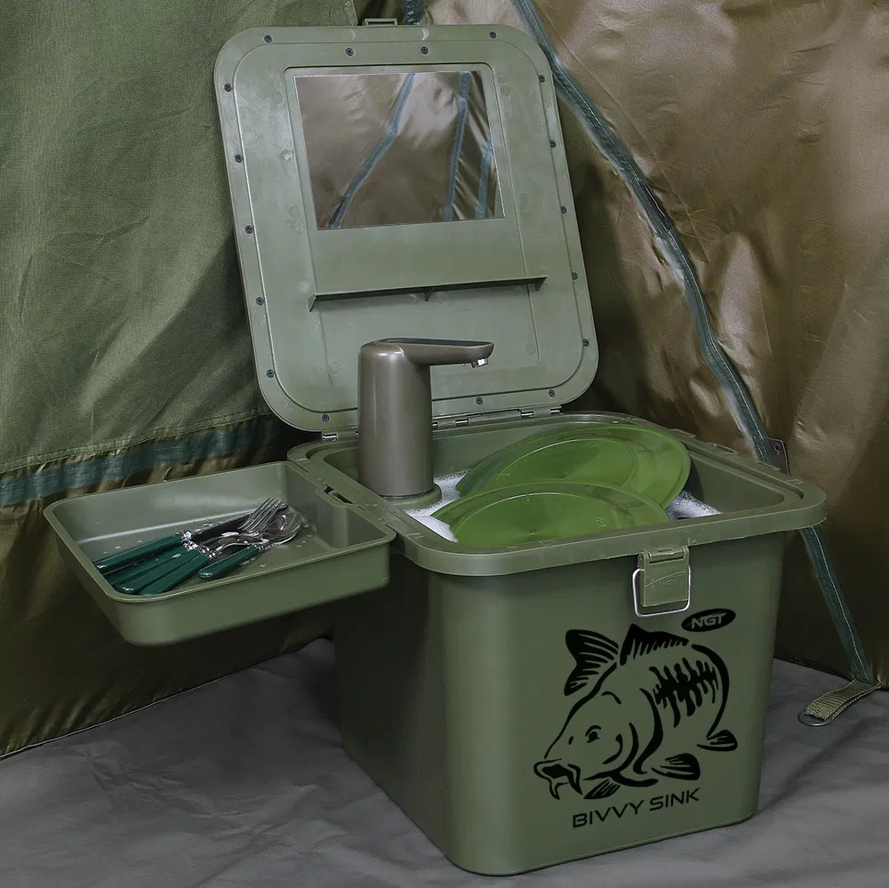 NGT Bivvy Sink + Tap Combo