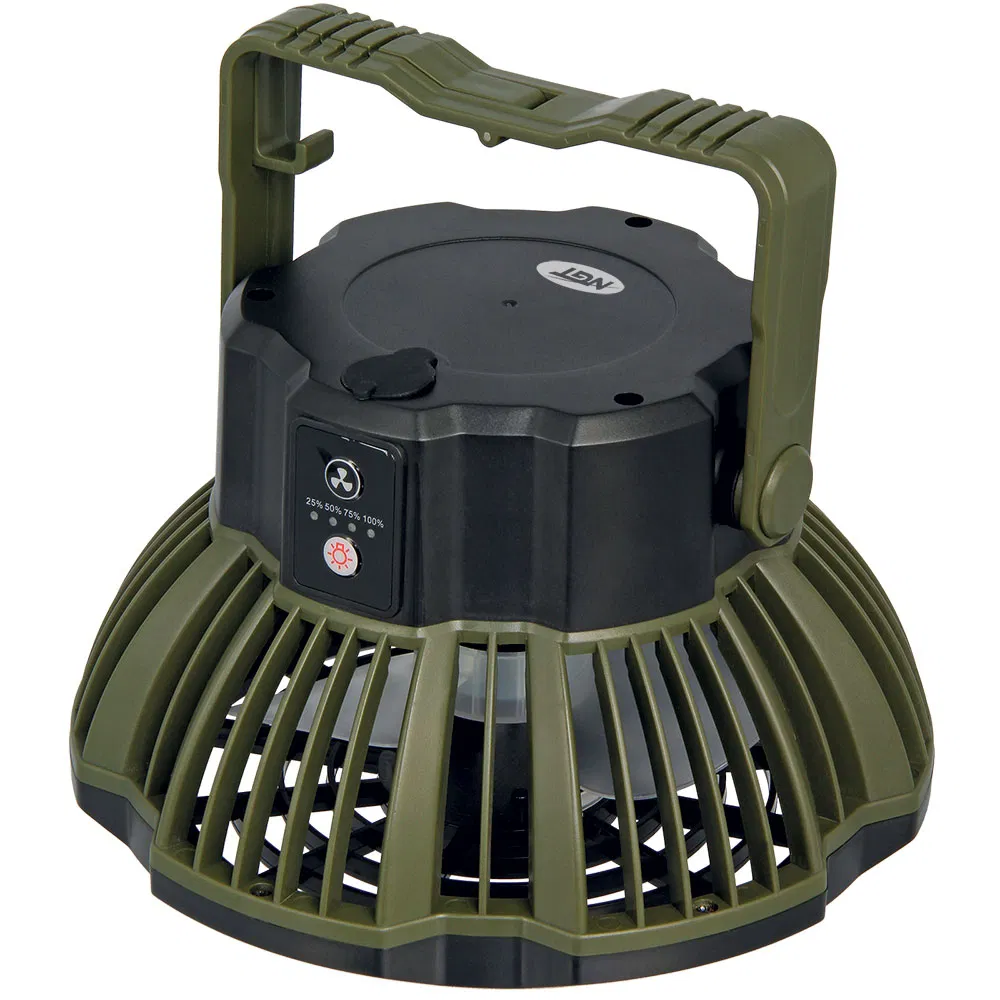NGT XL 3 in 1 Fan, Bivvy Light & Powerbank USB Rechargeable System