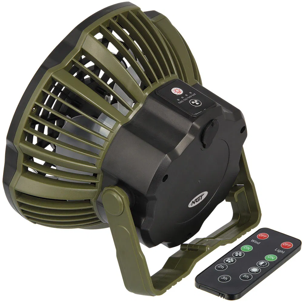NGT XL 3 in 1 Fan, Bivvy Light & Powerbank USB Rechargeable System