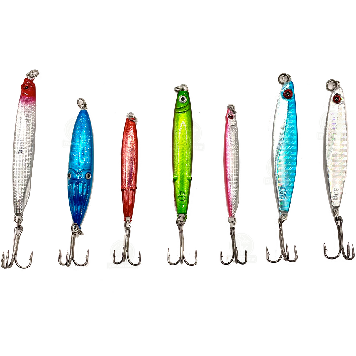7x NGT Klone Sea Fishing Shore Casting Jigs Lures Spinners Bass Mackerel Pollack