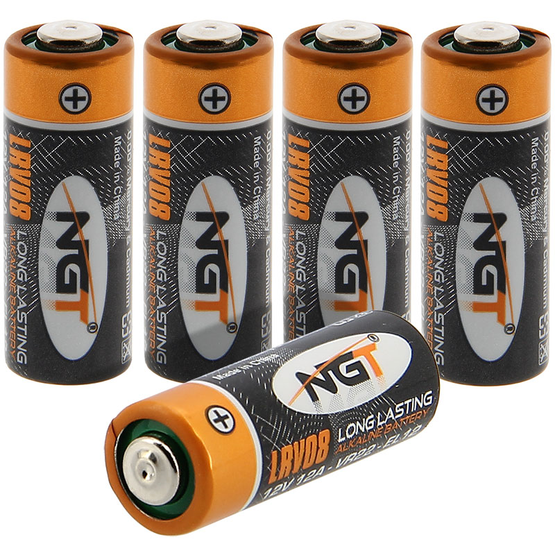 5x LRV08 Batteries (For NGT Bite Alarms) - JK Outdoors