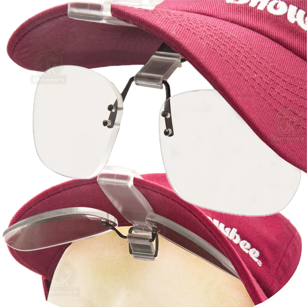 Snowbee Cap Peak Clip-On Magnifiers