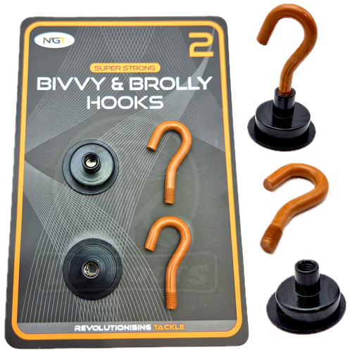 NGT Bivvy Hooks (Twin Pack)