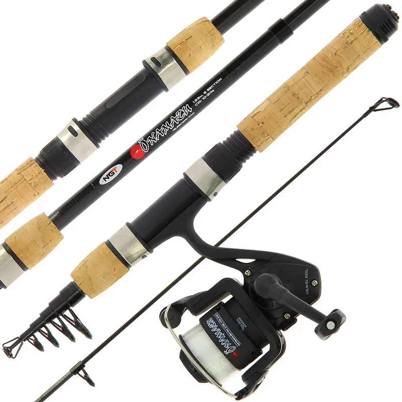 Load image into Gallery viewer, NGT Onamazu 5ft Rod and Reel Travel Combo
