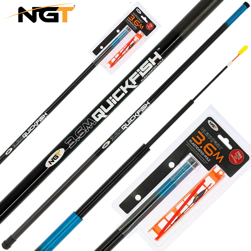 NGT Quickfish 3.6m Elasticated Pole Set