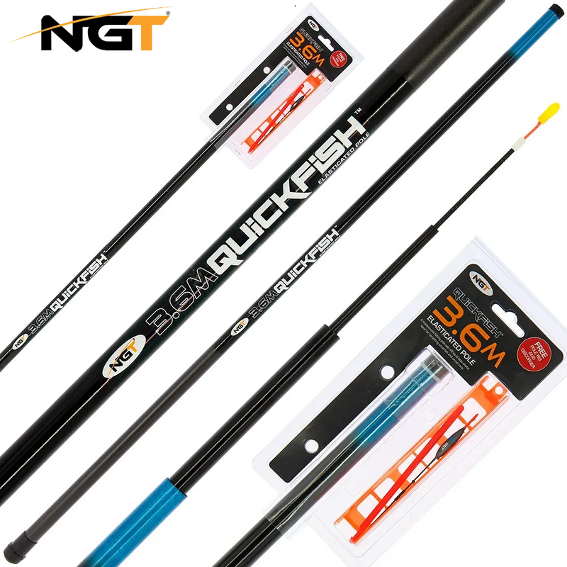 Load image into Gallery viewer, NGT Quickfish 3.6m Elasticated Pole Set
