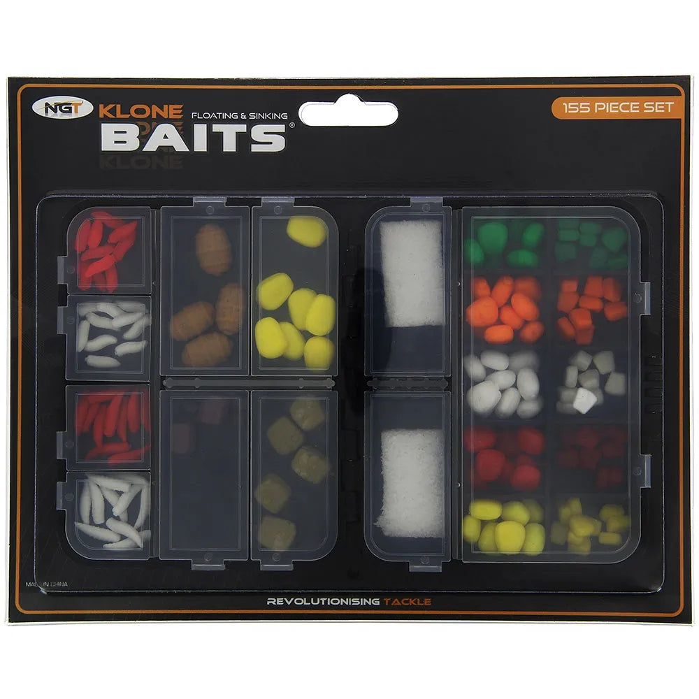 NGT 155pc Klone Bait Set – JK Outdoors