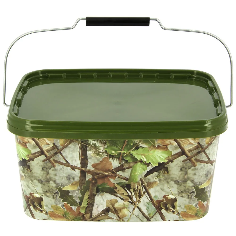 Load image into Gallery viewer, NGT 5L Camo Bait Bucket
