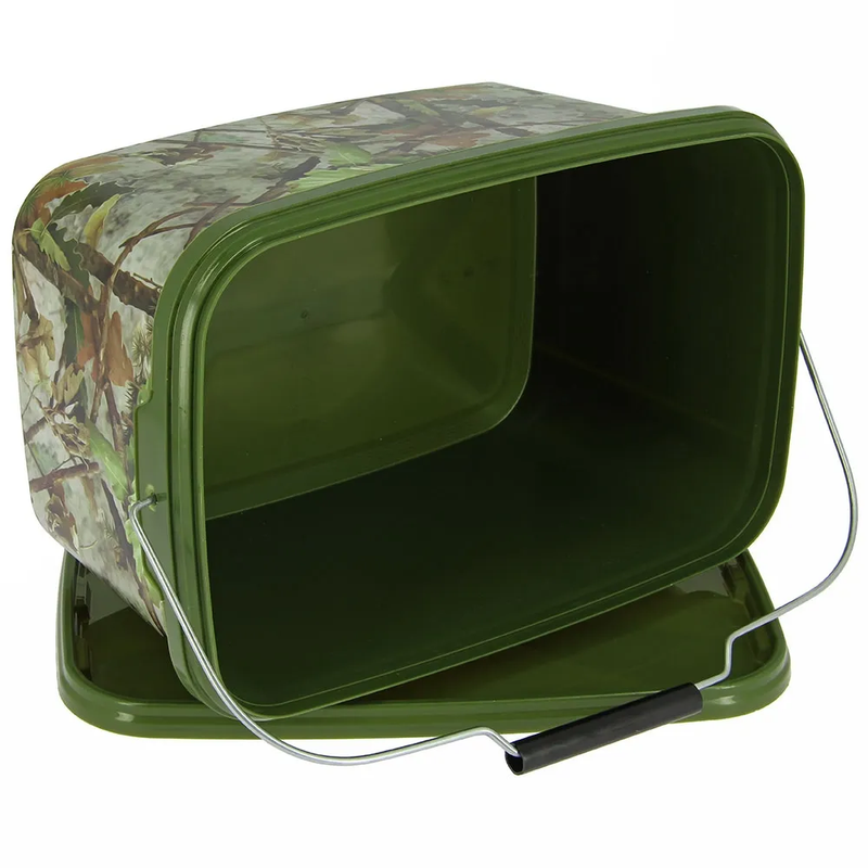 Load image into Gallery viewer, NGT 5L Camo Bait Bucket
