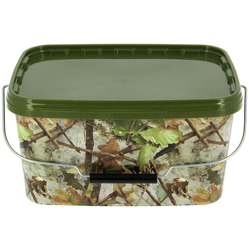 Load image into Gallery viewer, NGT 5L Camo Bait Bucket
