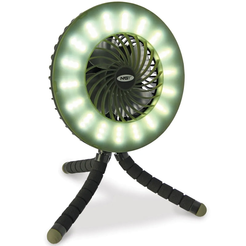 Load image into Gallery viewer, NGT Rechargable Fan With Light
