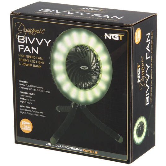 NGT Rechargable Fan With Light