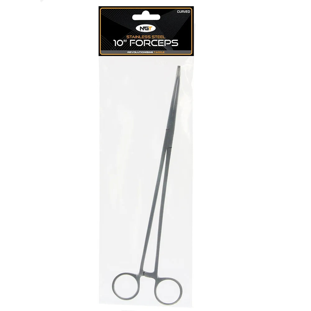 NGT Stainless 10" Forceps