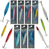7x NGT Klone Sea Fishing Shore Casting Jigs Lures Spinners Bass Mackerel Pollack