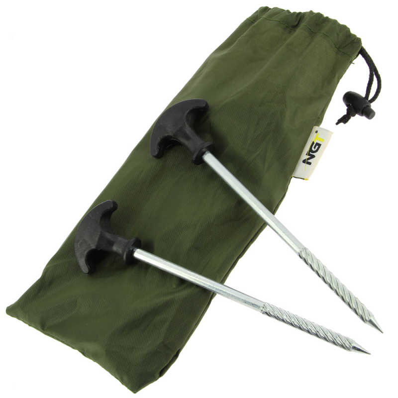 Load image into Gallery viewer, NGT 8&quot; Bivvy Pegs - JK Outdoors
