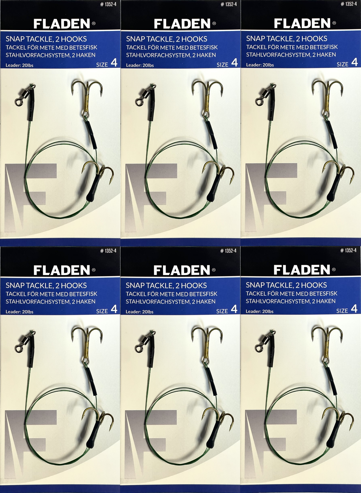 Fladen Snap Tackle Wire Trace Rigs