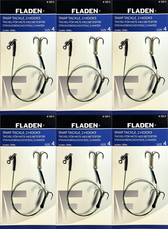 Fladen Snap Tackle Wire Trace Rigs