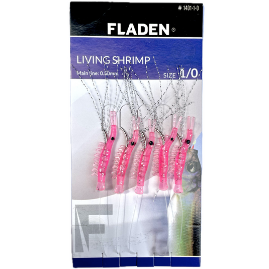 Fladen Living Shrimp Feathers 1/0