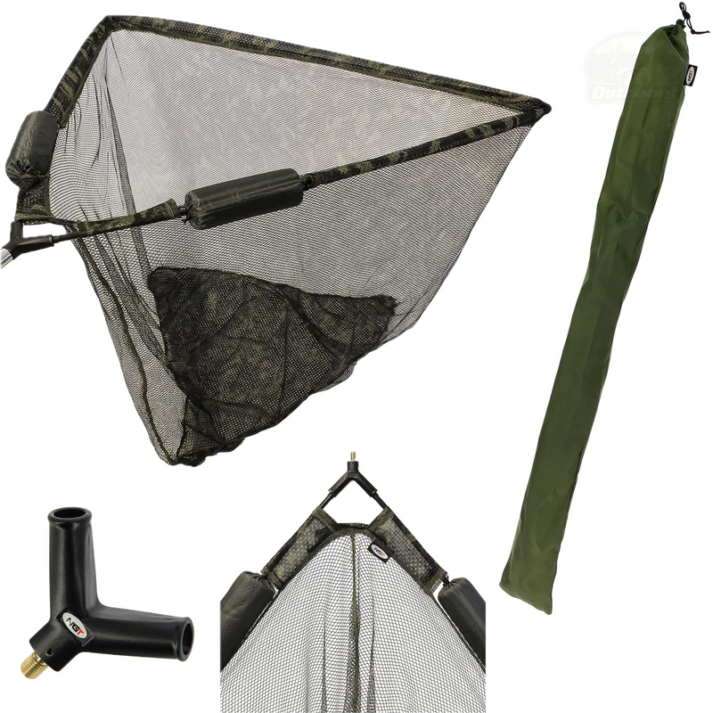 Load image into Gallery viewer, NGT 42&quot; Landing Net With Dual Floats (Camo)
