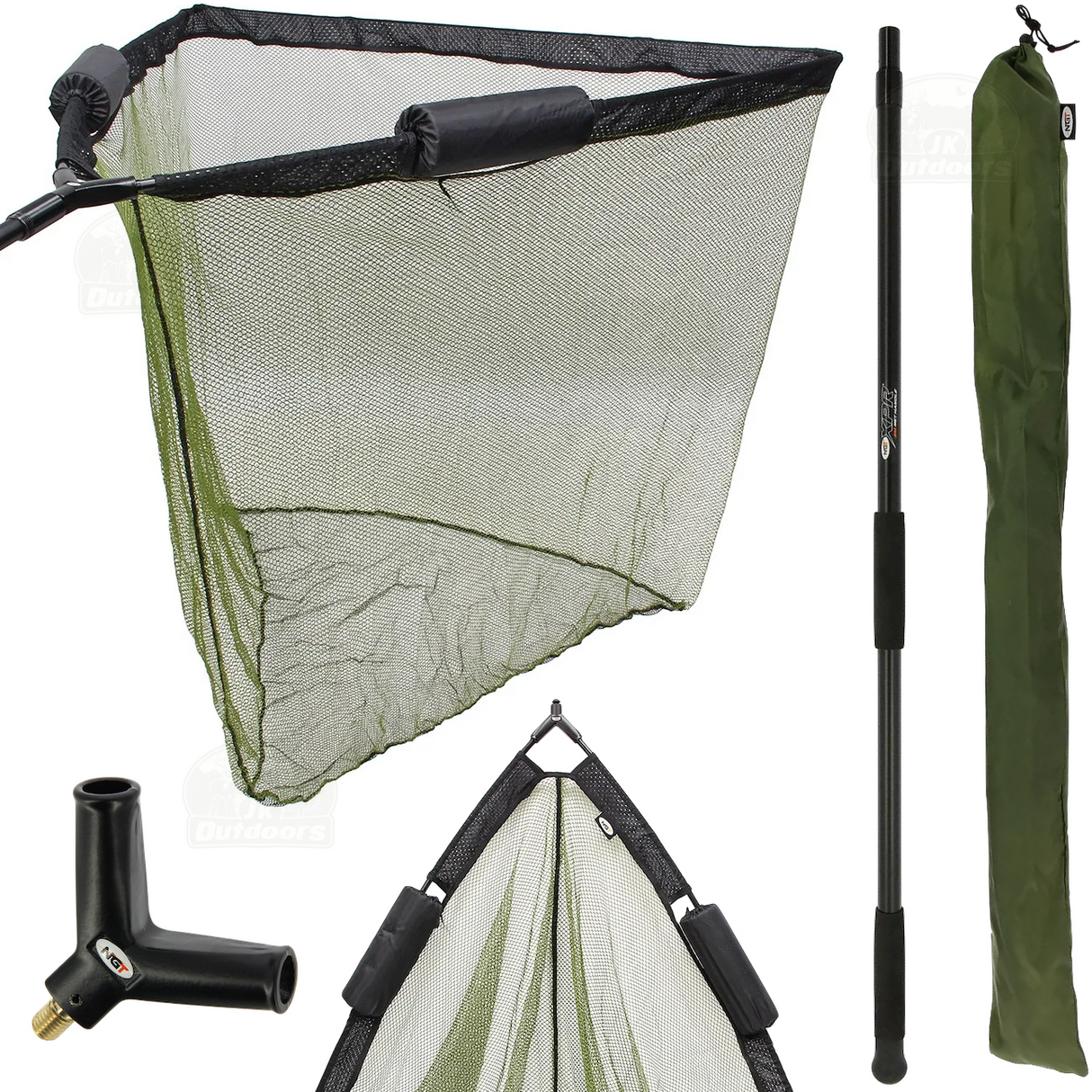 NGT 50" Dual Float Net + 2m XPR Handle Combo