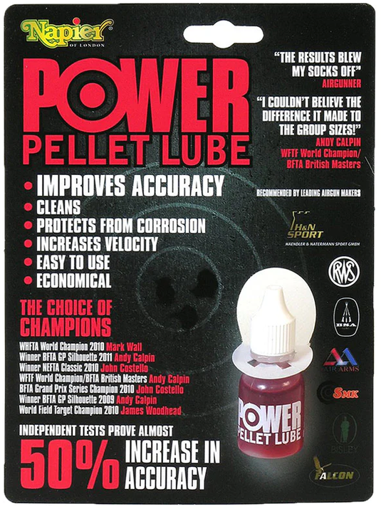 Napier Pellet Lube - 10ml - JK Outdoors