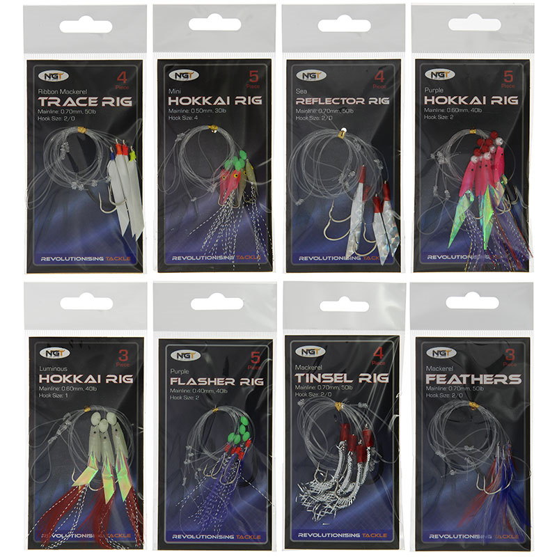 NGT Assorted Sea Feathers (8 Pack) - JK Outdoors